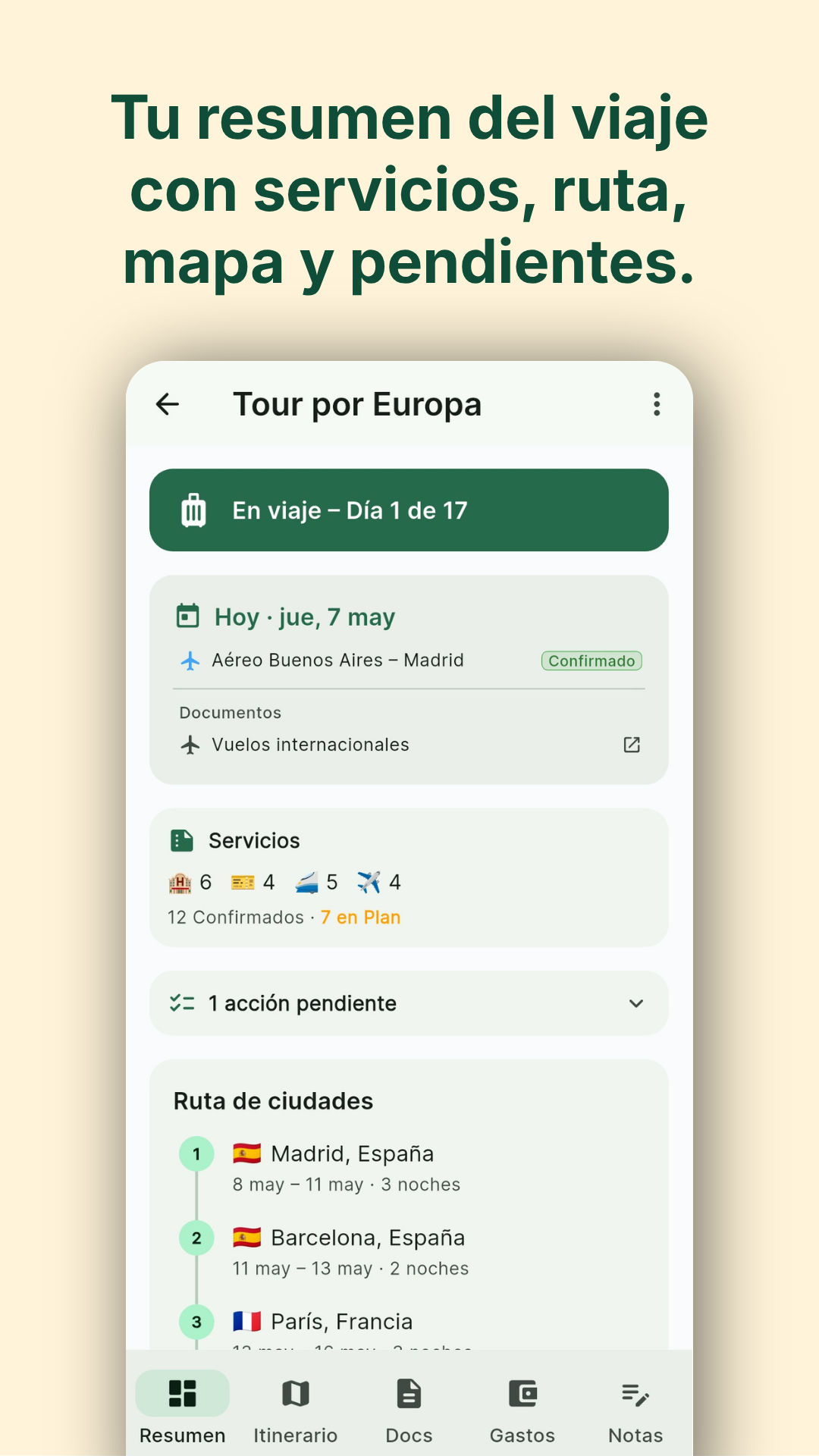 Captura 1 de la app Tripnenjoy Go